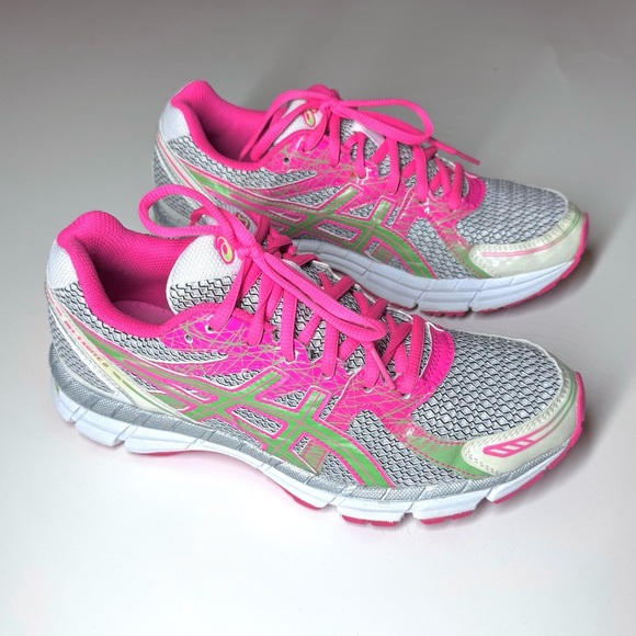 Asics Women’s Gel-Excite 2 Athletic Running Shoes White Pink Green Size- 8.5 - Picture 5 of 9